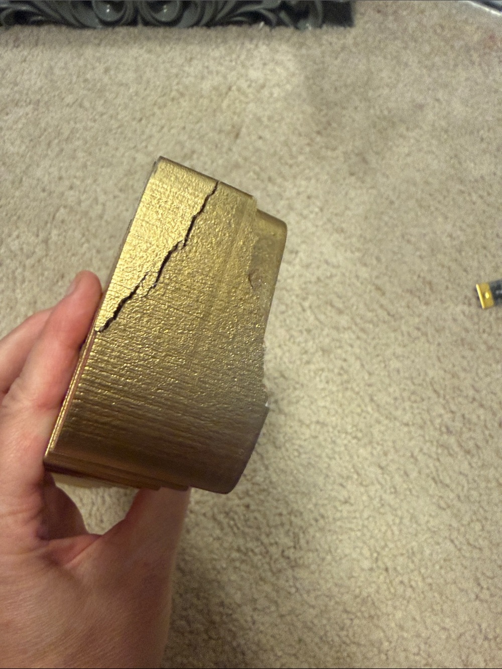 Gold "Dream" Wooden Decorative Accent - Elegant Home Decor - Picture 5 of 5